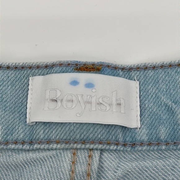 Boyish The Tommy Light Wash Denim Jeans Size 31 New With Tags - Picture 9 of 16